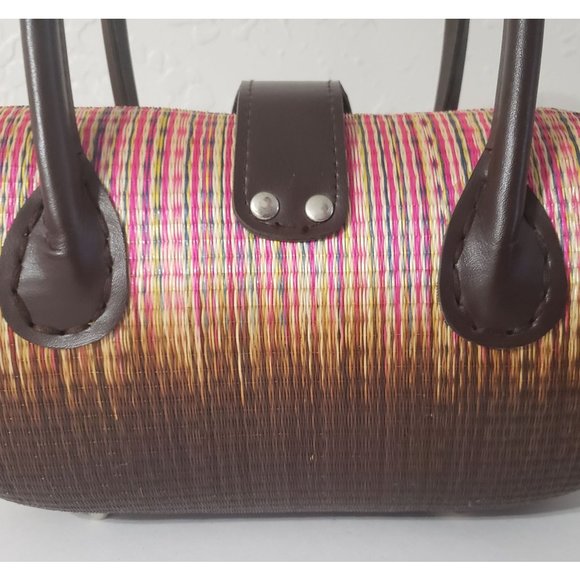 Rainbow Starburst Women's 6.25" x 11.5" long handbag - Picture 5 of 5